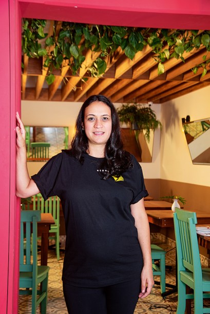 Nina Corrêa Bastos, a anfitriã do Stasera Nina Corrêa Bastos, a anfitriã do Stasera