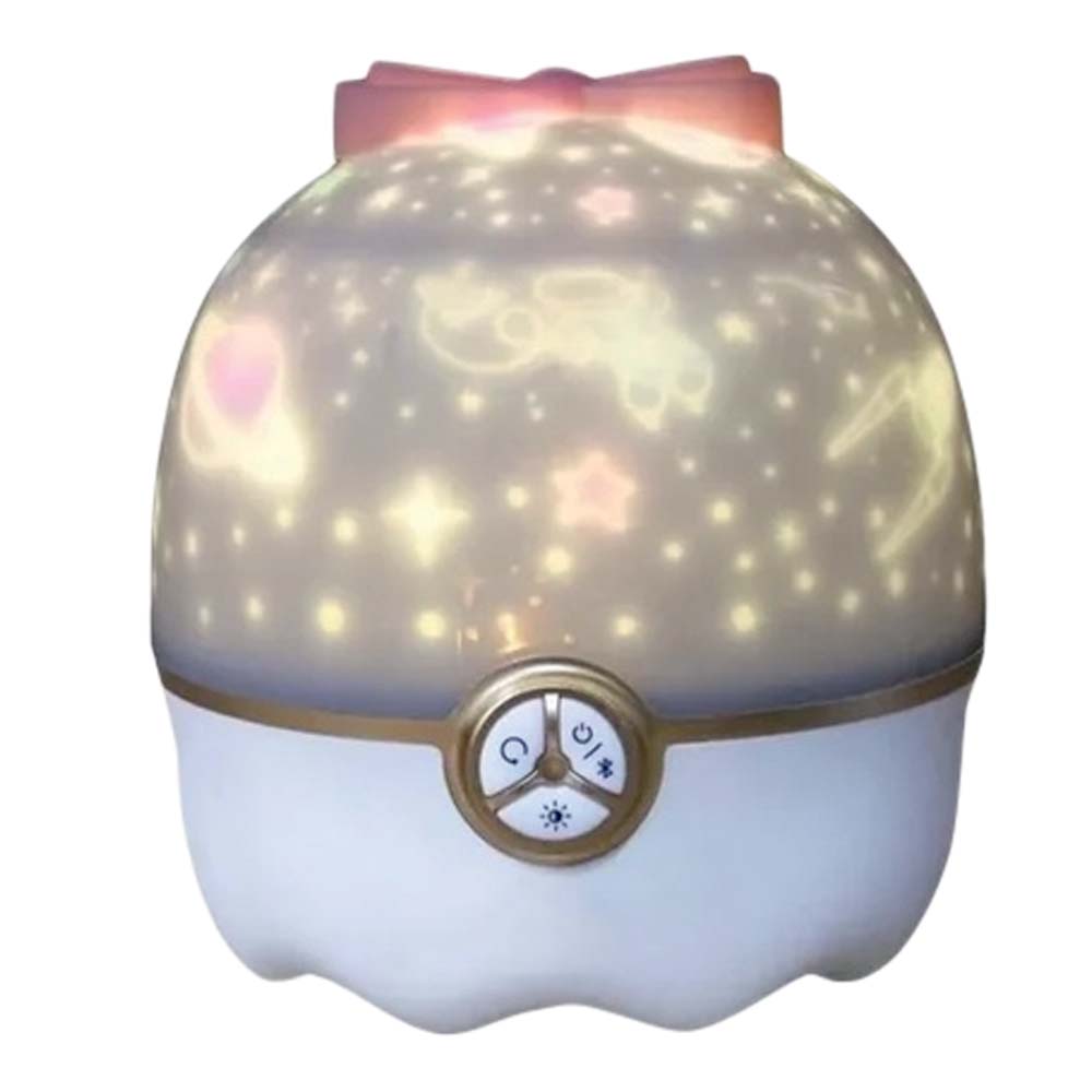 Lumin&aacute;ria girat&oacute;ria com projetor. Em formato de c&uacute;pula, com a base branca