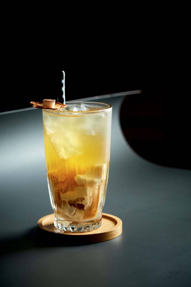 Drinque em copo longo