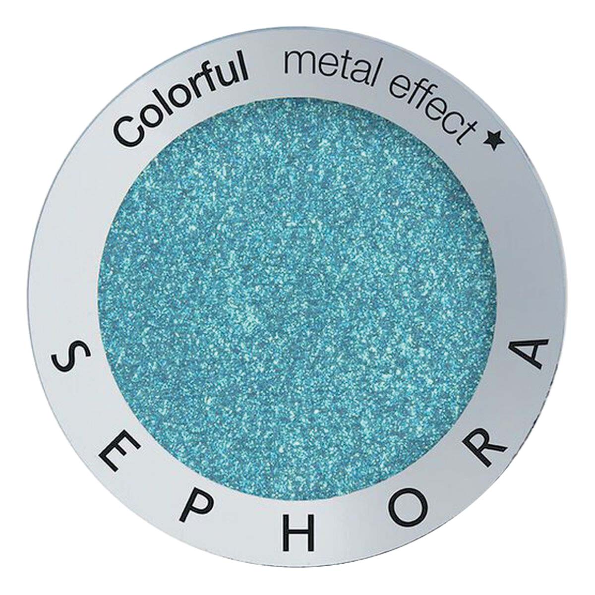 Sombra brilhante individual, na cor azul claro