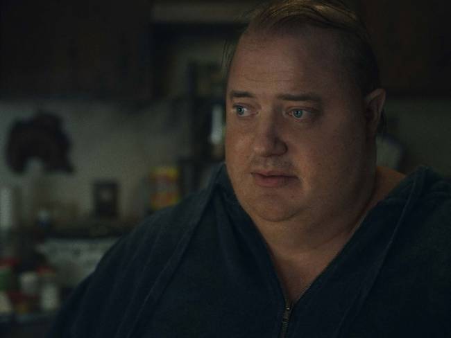 a baleia – cred A24-divulgacao Brendan Fraser em cena de 'A Baleia'