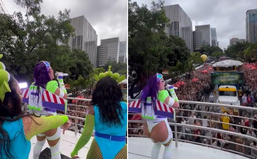 Bloco das Gloriosas, no Carnaval de rua de São Paulo.