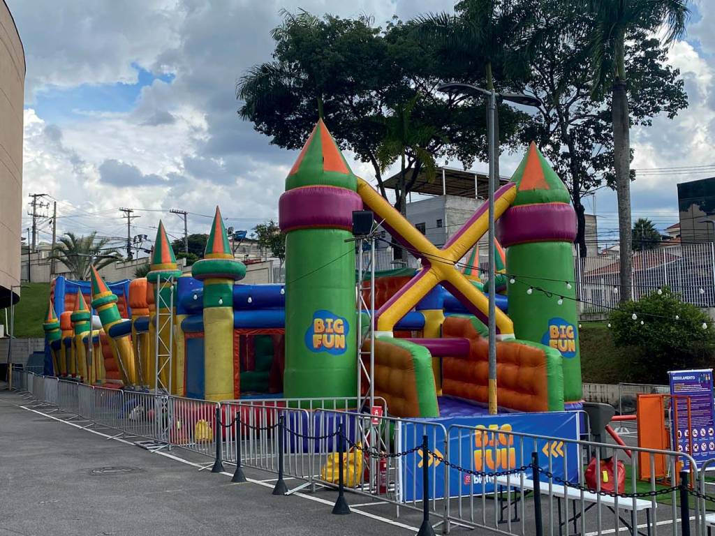 big fun santana parque shopping inflável santana parque shopping