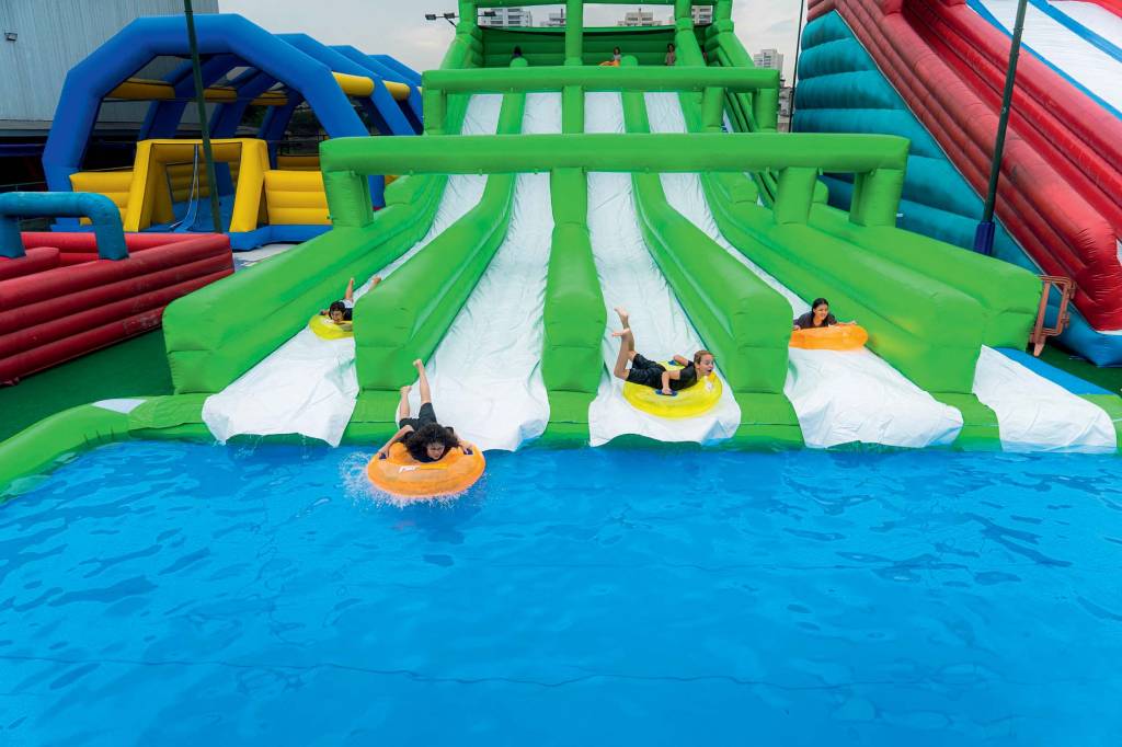 Capital tem novidades infláveis para quem gosta de pular