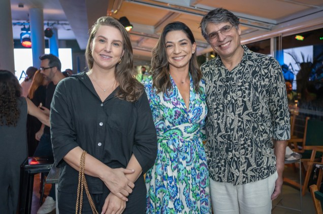 Cris Scaramussa, Patrícia Schüller e Olivier Anquier. Cris Scaramussa, Patrícia Schüller e Olivier Anquier.