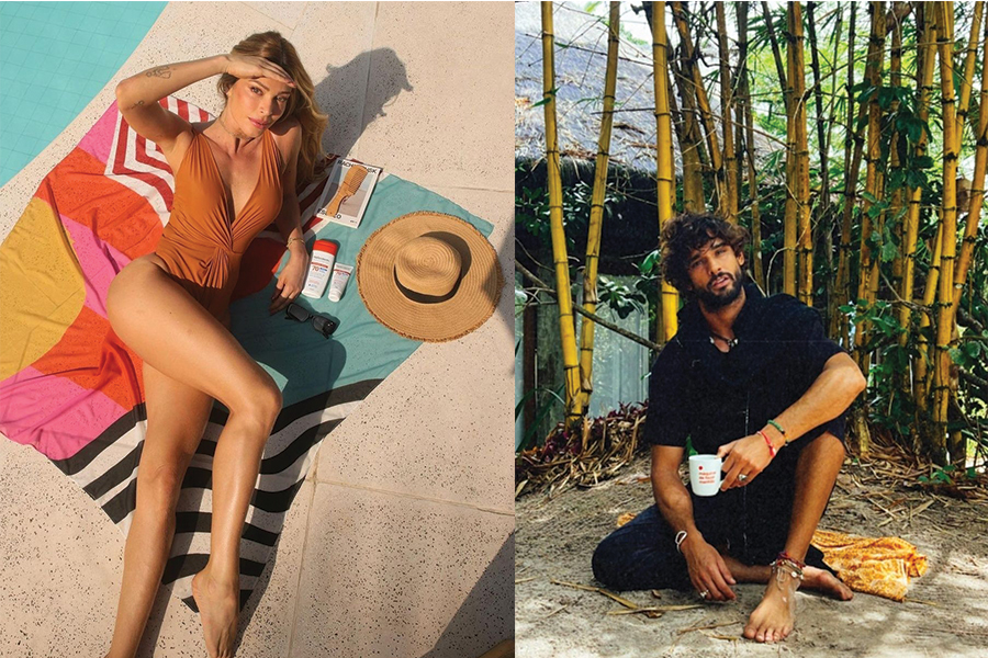 Grazi Massafera é vista aos beijos com modelo em aeroporto