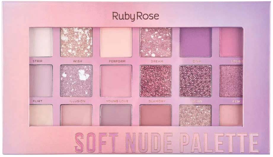 paleta de sombras rosa