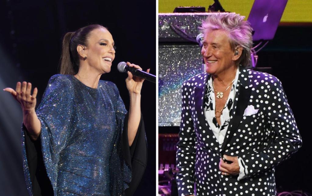 Encontro de gigantes: Rod Stewart e Ivete Sangalo