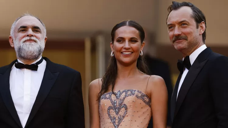 Karim Aïnouz, Alicia Vikander e Jude Law