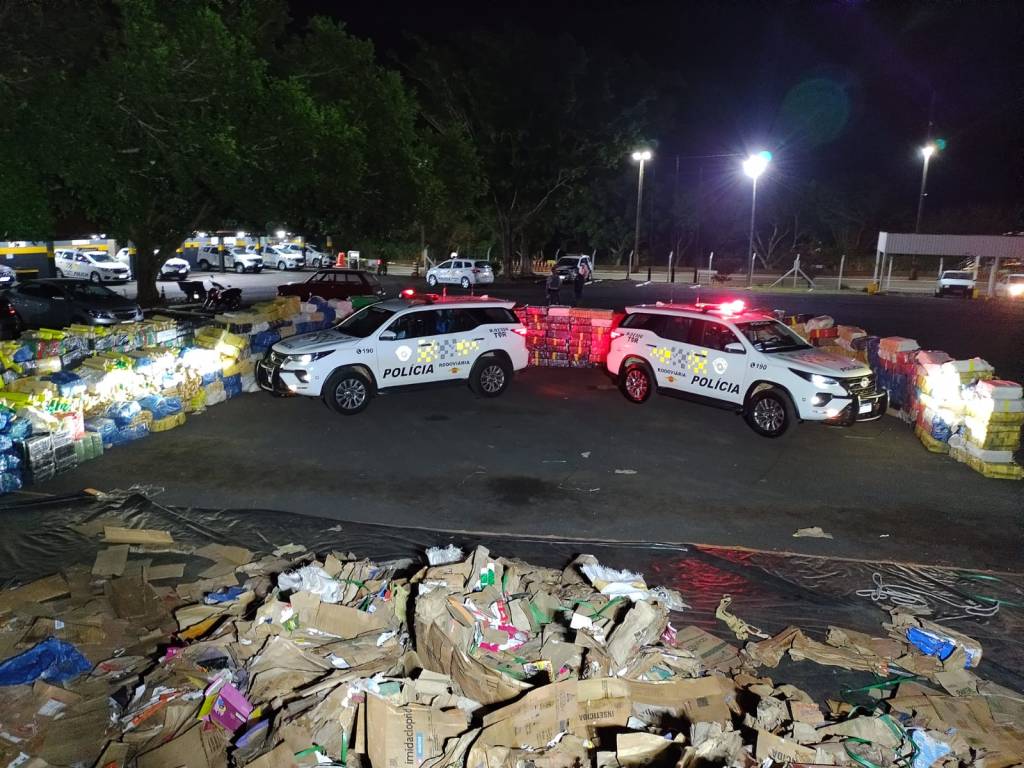 PM Rodoviária apreende carga de 12 toneladas de maconha