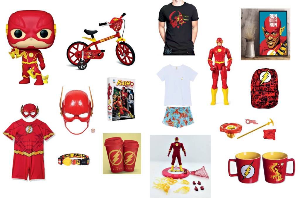 Rápido como um raio: produtos inspirados no filme ‘The Flash’