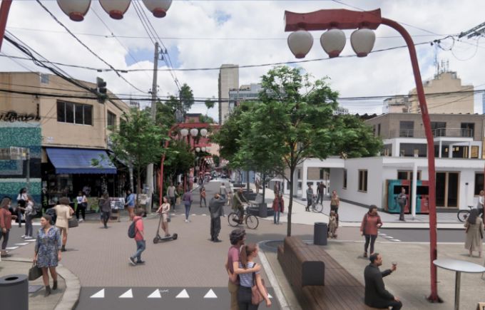 CruzamentoAmericodeCamposGalvaoBuenopos Imagem mostra projeção de como será o cruzamento das ruas Américo de Campos com a Galvão Bueno