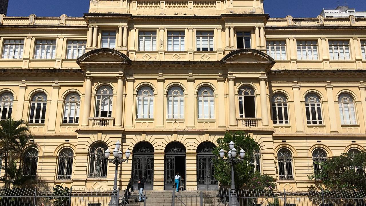 Fachada da Casa Caetano de Campos, sede da Secretaria da Educação