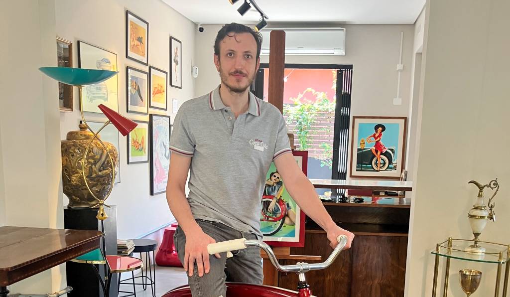Antiquário recria série de bicicletas ‘futuristas’ produzidas nos anos 1940