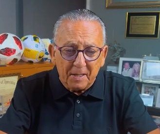 Galvão Bueno em post de desabafo.
