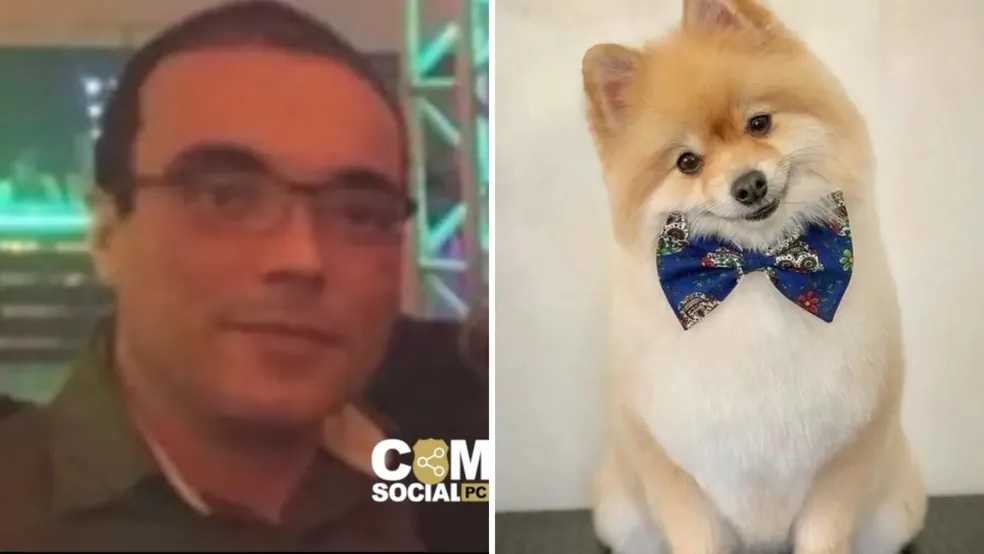 Polícia divulga foto de tutor de bull terrier que atacou e matou cão Fox