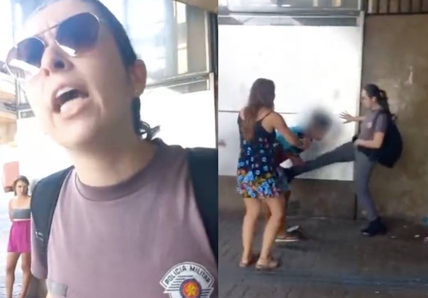PM apura caso de policial que se recusou a agir ao presenciar homem ameaçando jovem com arma