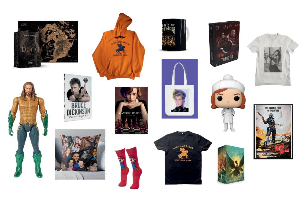 Camisetas e bonecos dos astros e lançamentos queridinhos da CCXP 2023