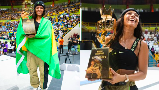 Rayssa Leal é campeã da final da Liga Mundial de skate em pista projetada por arquiteto paulistano