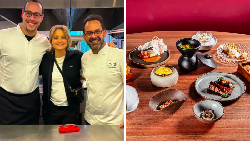 Jodie Foster janta em restaurante que faturou prêmio no COMER & BEBER
