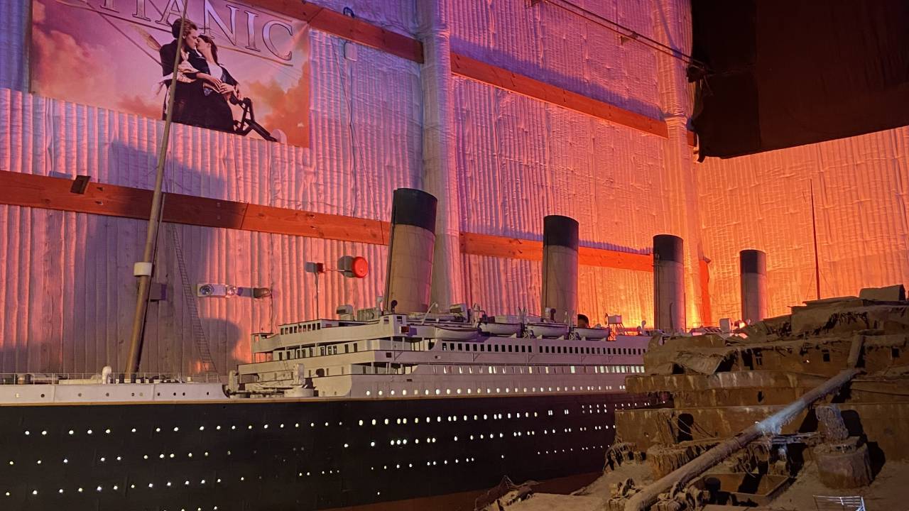 Réplica do Titanic: museu de James Cameron em LA