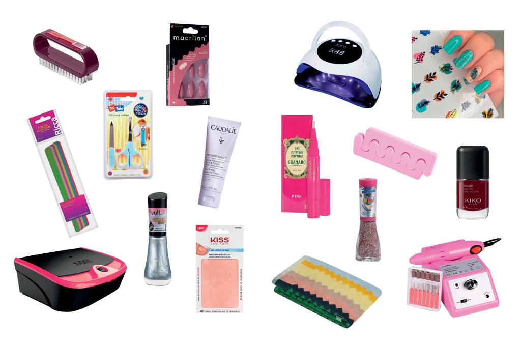 Produtos para fazer manicure e pedicure em casa