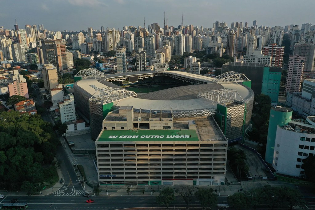 Fachada do Allianz Parque tem corrosão zero 10 anos após abertura