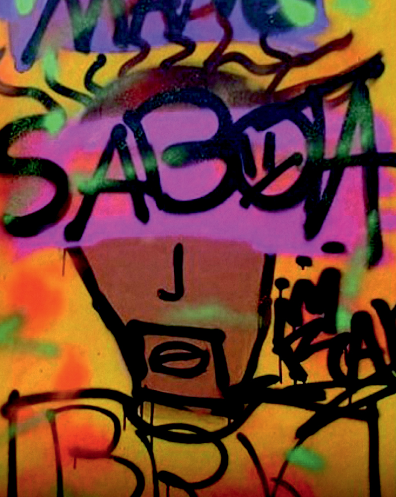 sabotage Imagem mostra rosto de Sabotage desenhado com traços simples e SABOTA escrito em frente aos olhos