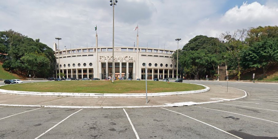 Estádio do Pacaembu 3D - Google Street View