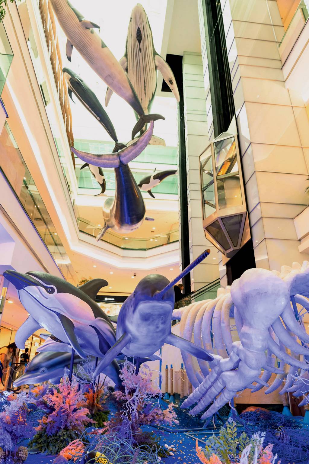 MorumbiShopping recebe exposição com réplicas de grandes animais marinhos