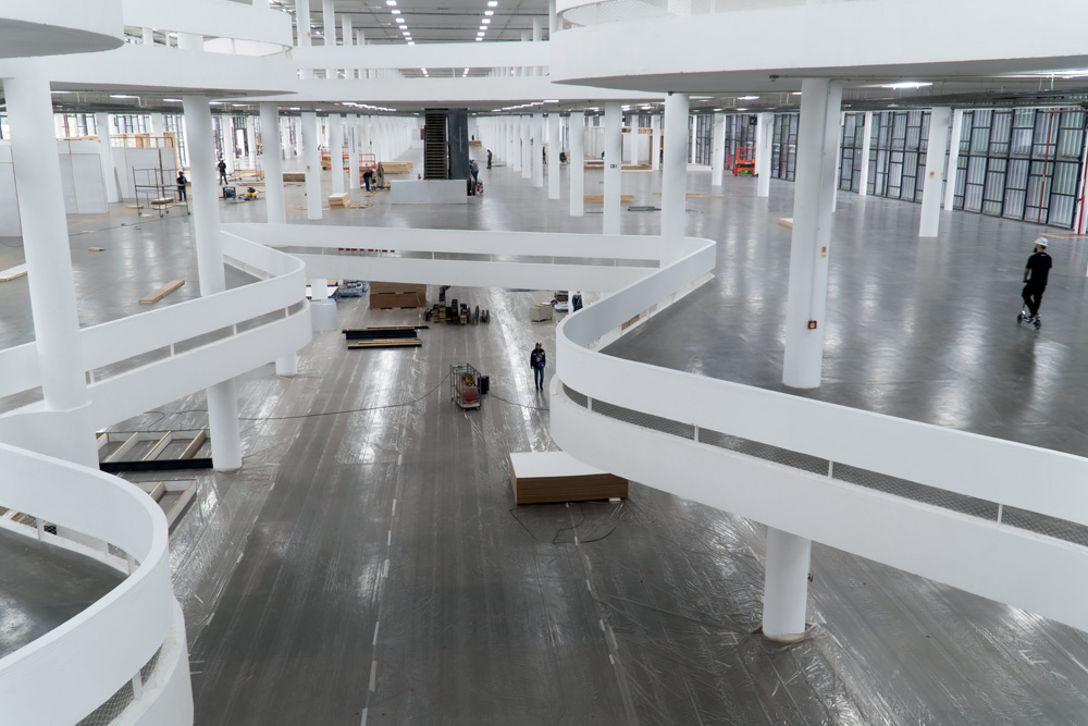 Imagem do Pavilhão e seus andares