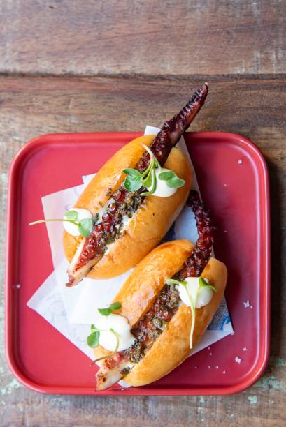 Choripolvo com chimchurri e aïoli: do Azur do Mar Choripolvo com chimchurri e aïoli: do Azur do Mar