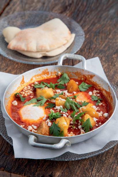 Shakshuka: ensopado picante de tomate