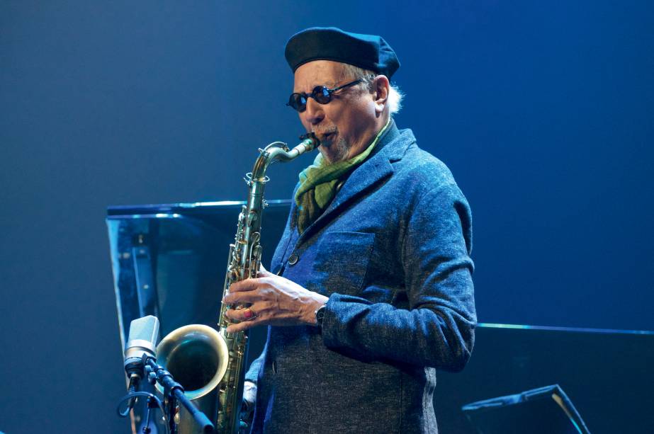 O saxofonista americano Charles Lloyd: show com quarteto na sexta (17), às 20h30