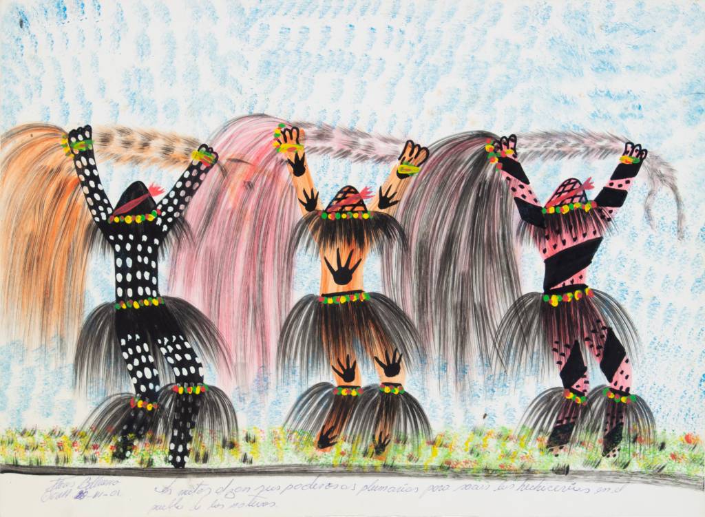 Galeria Estação reúne obras de avô e neta do povo indígena Ishir