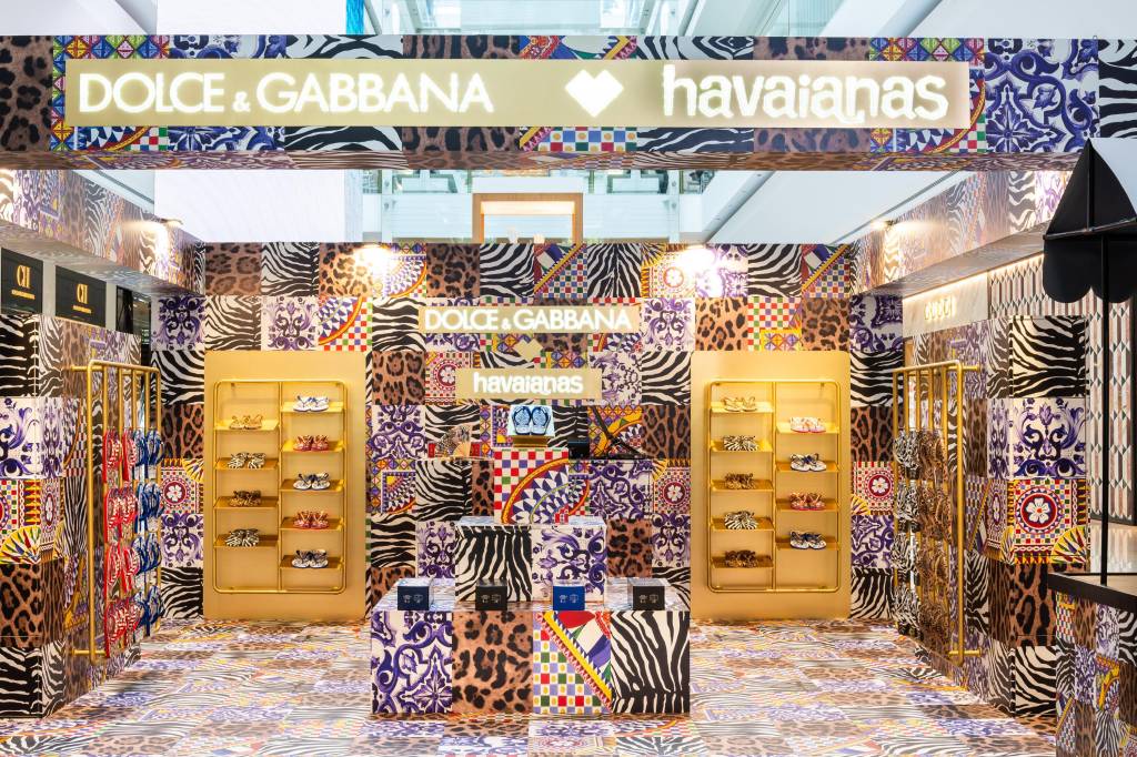 JK Iguatemi inaugura loja-galeria de Dolce & Gabbana com Havaianas