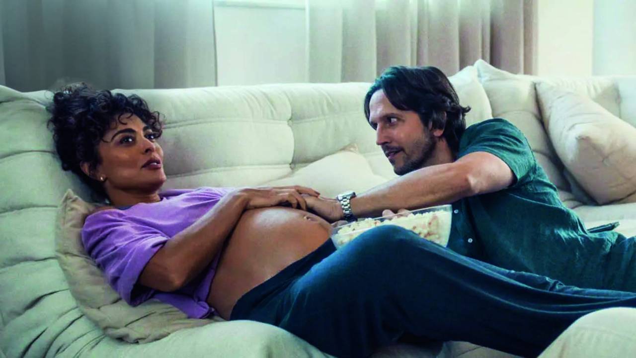 Liana (Juliana): com o marido Tomás (Vladimir Brichta)