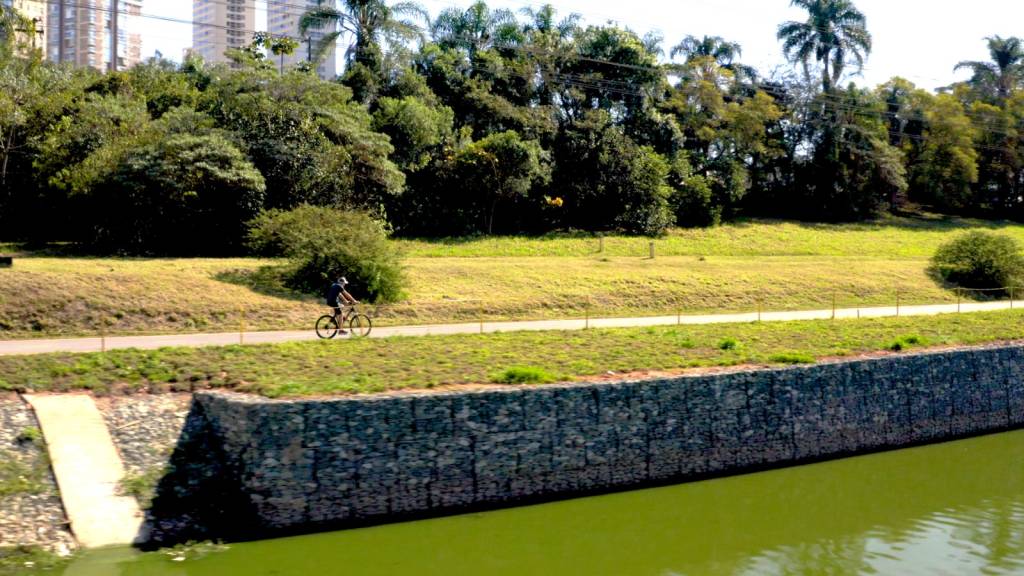 Rio Pinheiros tem ciclovia revitalizada e rampas para capivaras