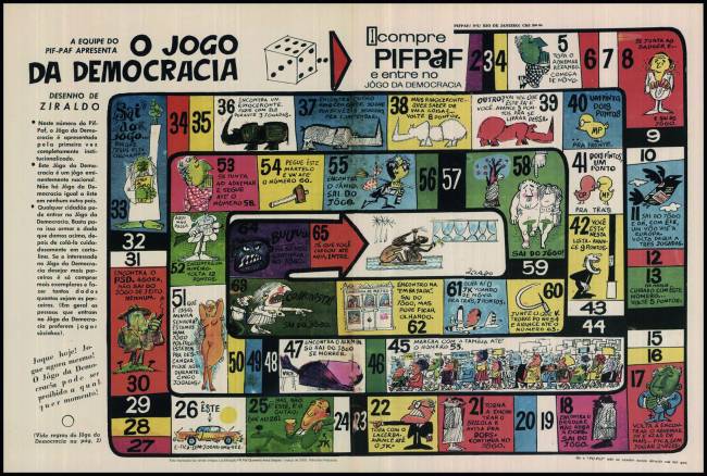 Ziraldo__ – O Jogo da Democracia__-Revista Pif Paf, n.2 janeiro de 1964.jpg o-jogo-da-democracia-revista-pif-paf
