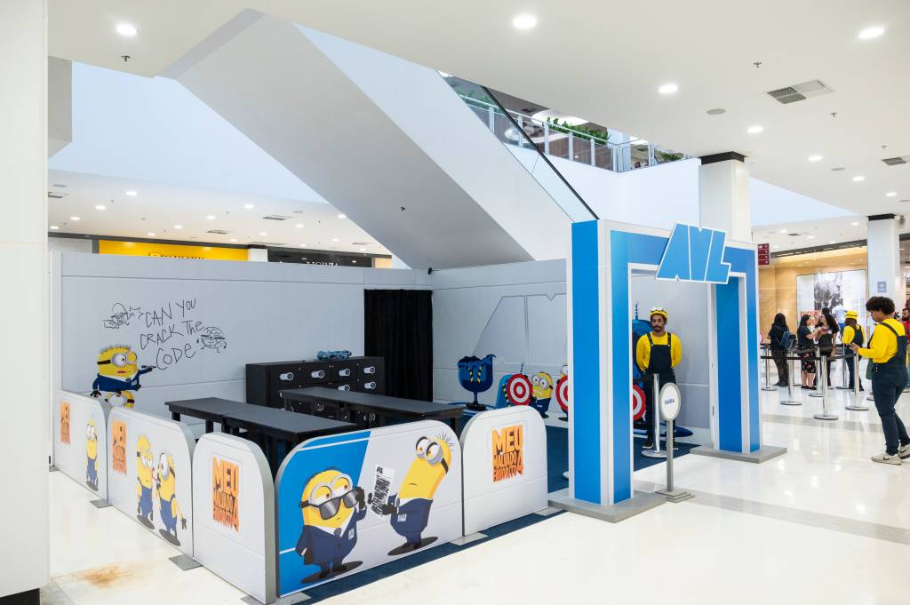 ‘Meu Malvado Favorito 4’ ganha área temática em shopping