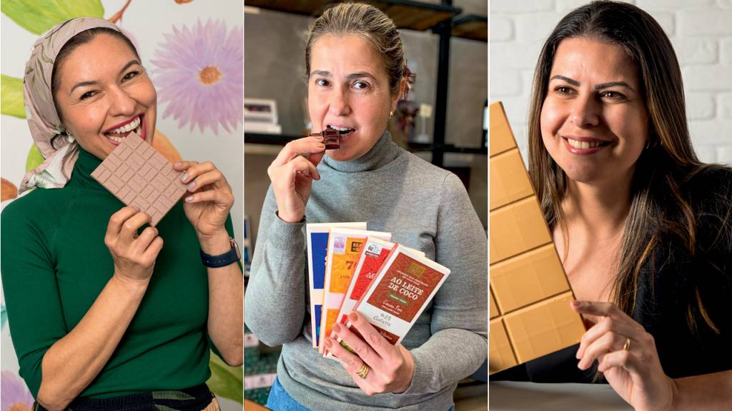 Em categoria inédita, três mulheres disputam título de chocolatier do ano