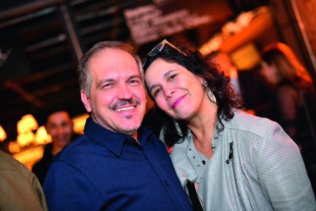Loren&ccedil;ato com a redatora-chefe da Vejinha, Alice Granato