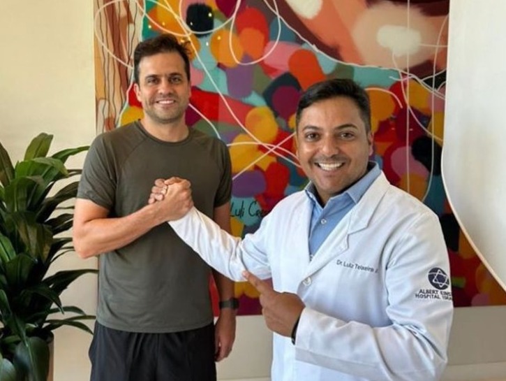 Pablo Marçal e Luiz Teixeira da Silva em foto no Instagram