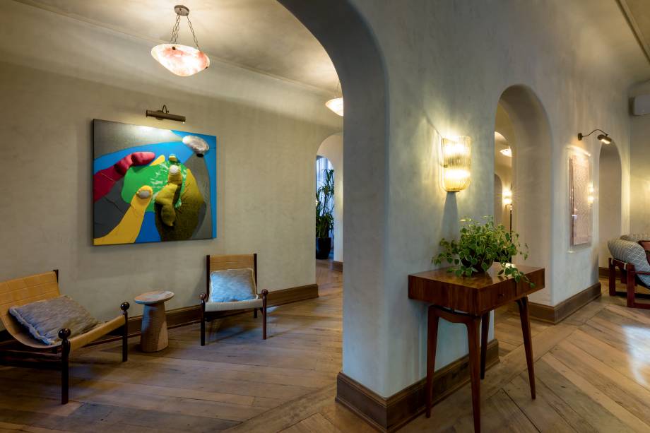 Quadro da paulistana Yuli Yamagata na Soho House Quadro da paulistana Yuli Yamagata na Soho House