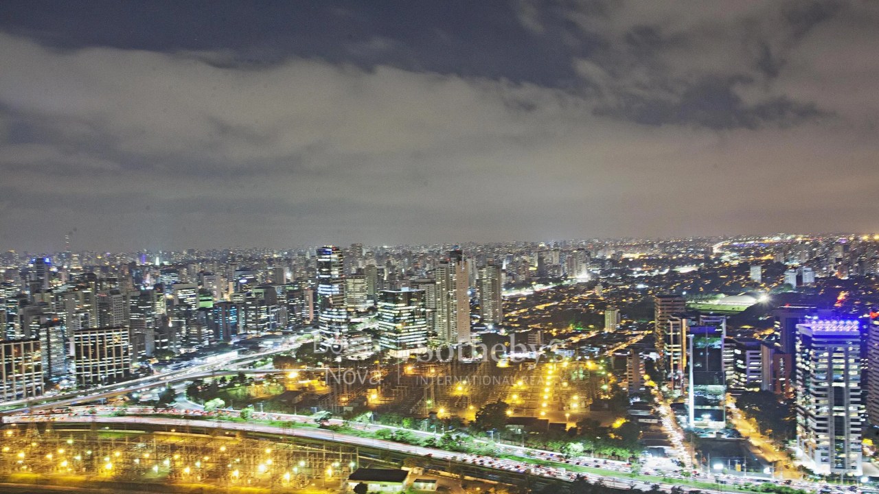 Vista do triplex da apresentadora Luciana Gimenez