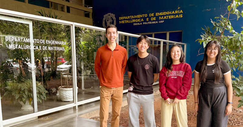 Estudantes da Escola Politécnica da USP que venceram Olimpíadas Nucleares