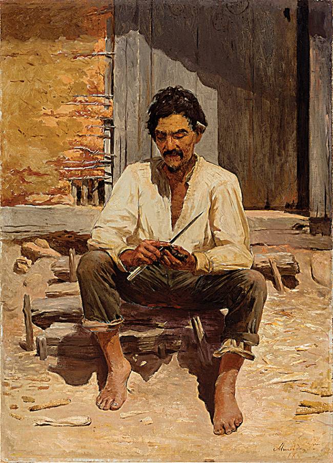 Almeida Júnior, Caipira picando fumo (1893)