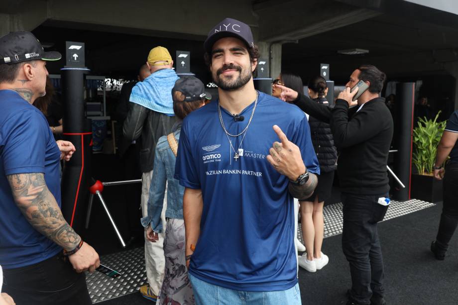 Caio Castro no GP de F&oacute;rmula 1