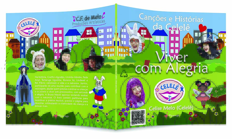 Celelê lança o sétimo livro infantil de sua carreira no sábado (23)
