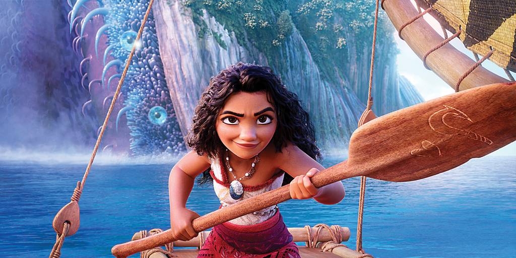 ‘Moana 2’ flutua pelas mitologias da Polinésia ao tentar retomar sucesso